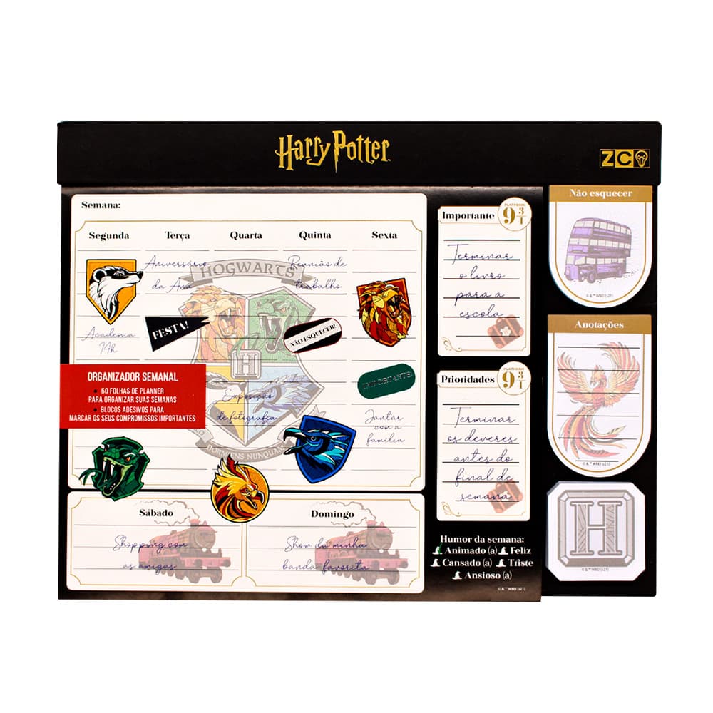 Bloco Planner Harry Potter