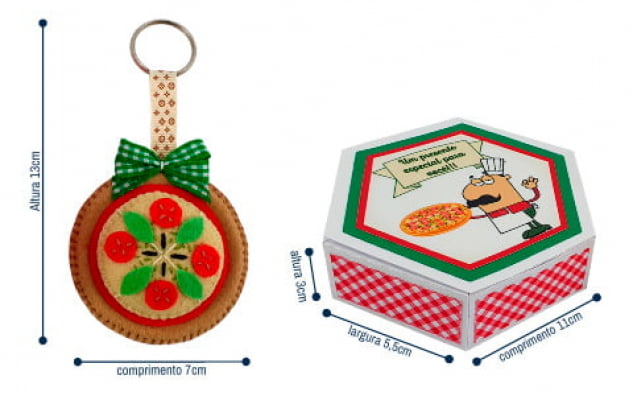 Chaveiro pizza