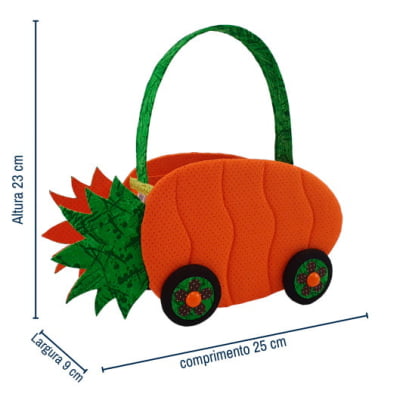 Cesta Páscoa Carrinho Cenoura