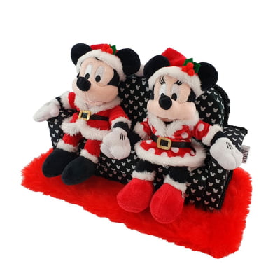Mickey e Minnie no sofá – Natal Disney