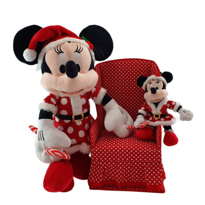 Minnie Noel G e P na poltrona - Natal Disney