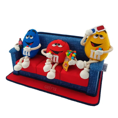 Porta controle remoto sofá M&M’s