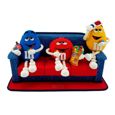 Porta controle remoto sofá M&M’s
