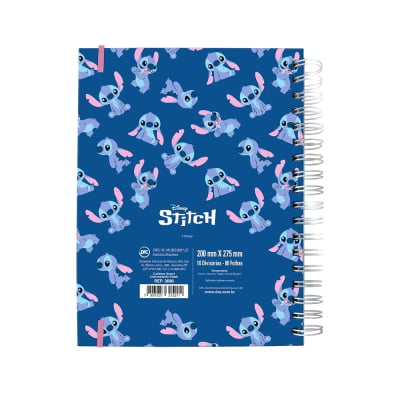 Caderno Smart Universitário 10 Matérias Stitch Dac