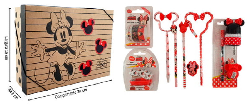 Kit Escolar Premium Minnie