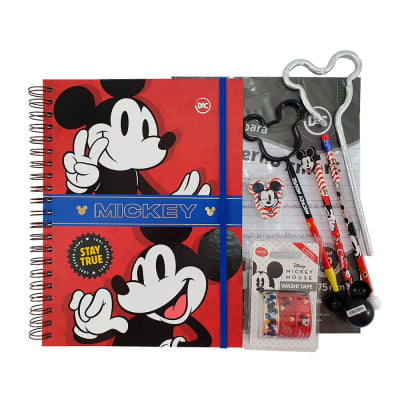Kit Papelaria Premium Mickey