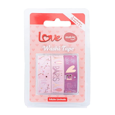 Washi Tape Love Rosa Paris	